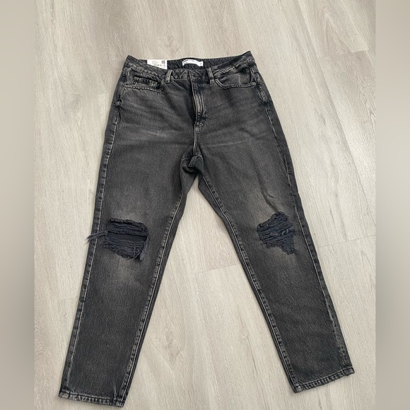 Black Wash Denim Jeans - Picture 2 of 5